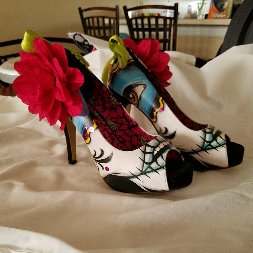 Multi colored heels