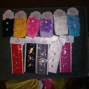 Hair products, earrings, and etc