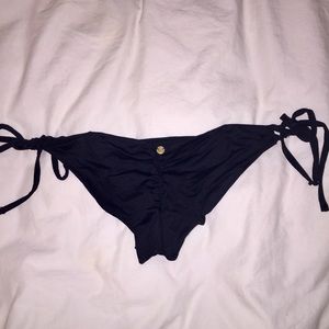 B Swim Black Scrunch Bottoms