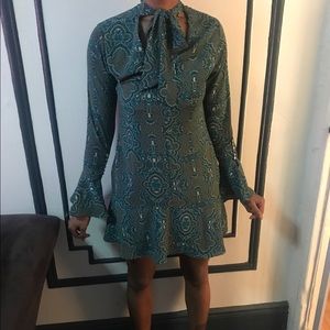 MIdi teal dress from Romeo and Juliet couture ...