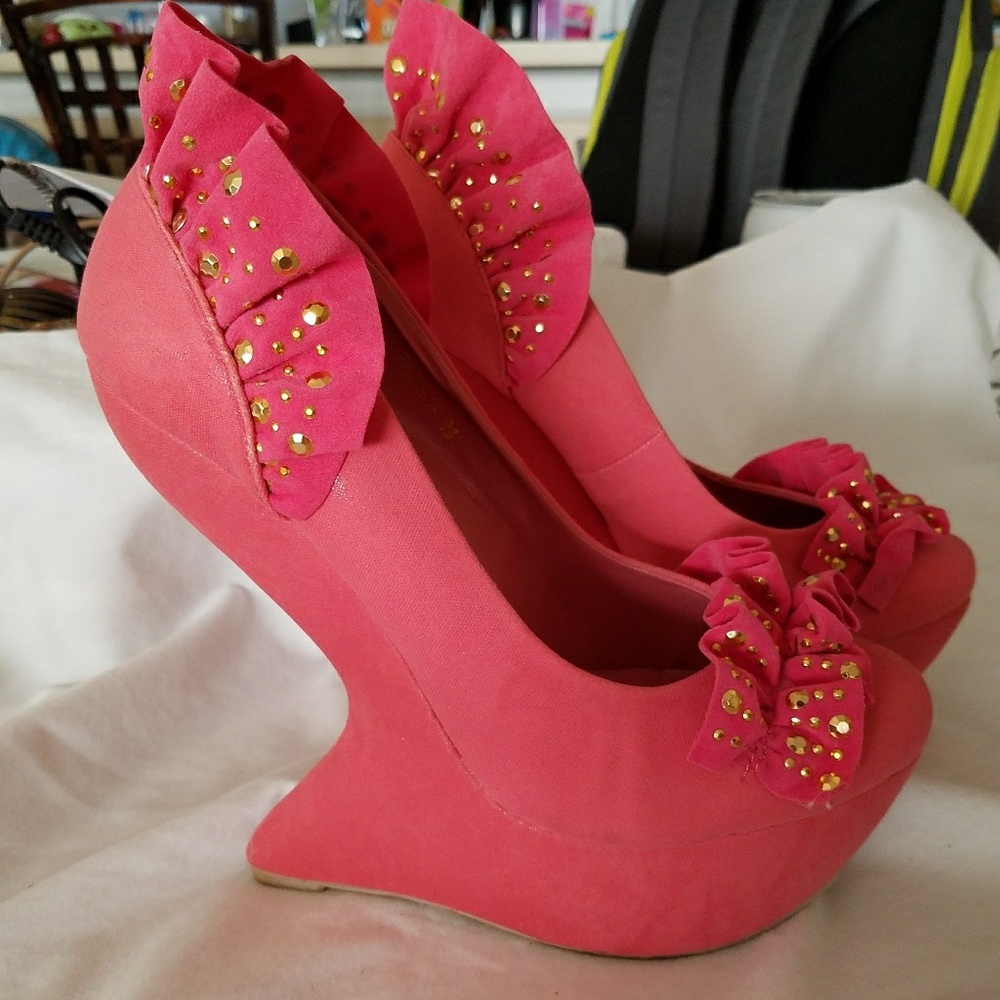 Fuschia Heels