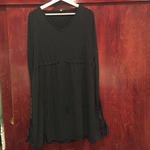 Black tunic dress