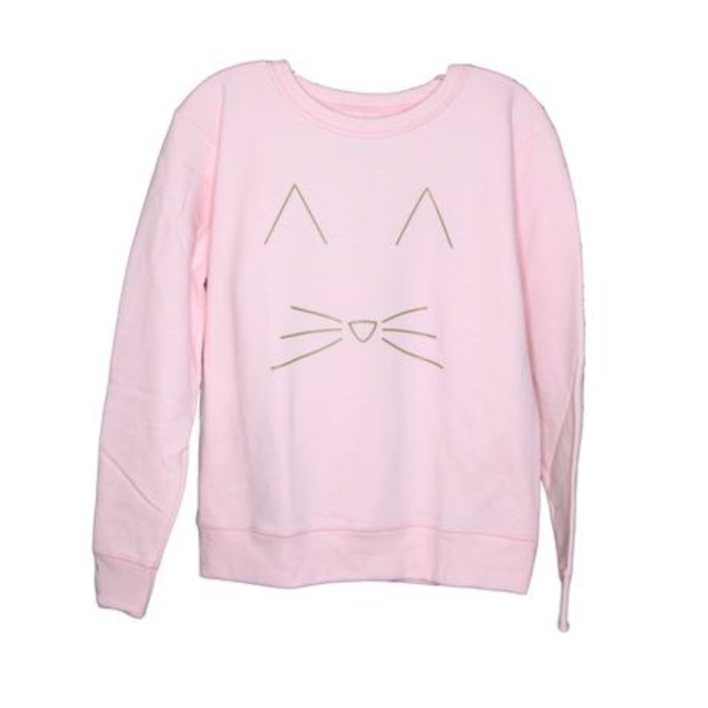 Pink Kitty Cat Sweatshirt
