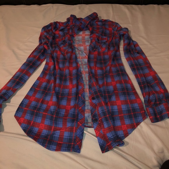 red and blue flannel - Picture 1 of 1