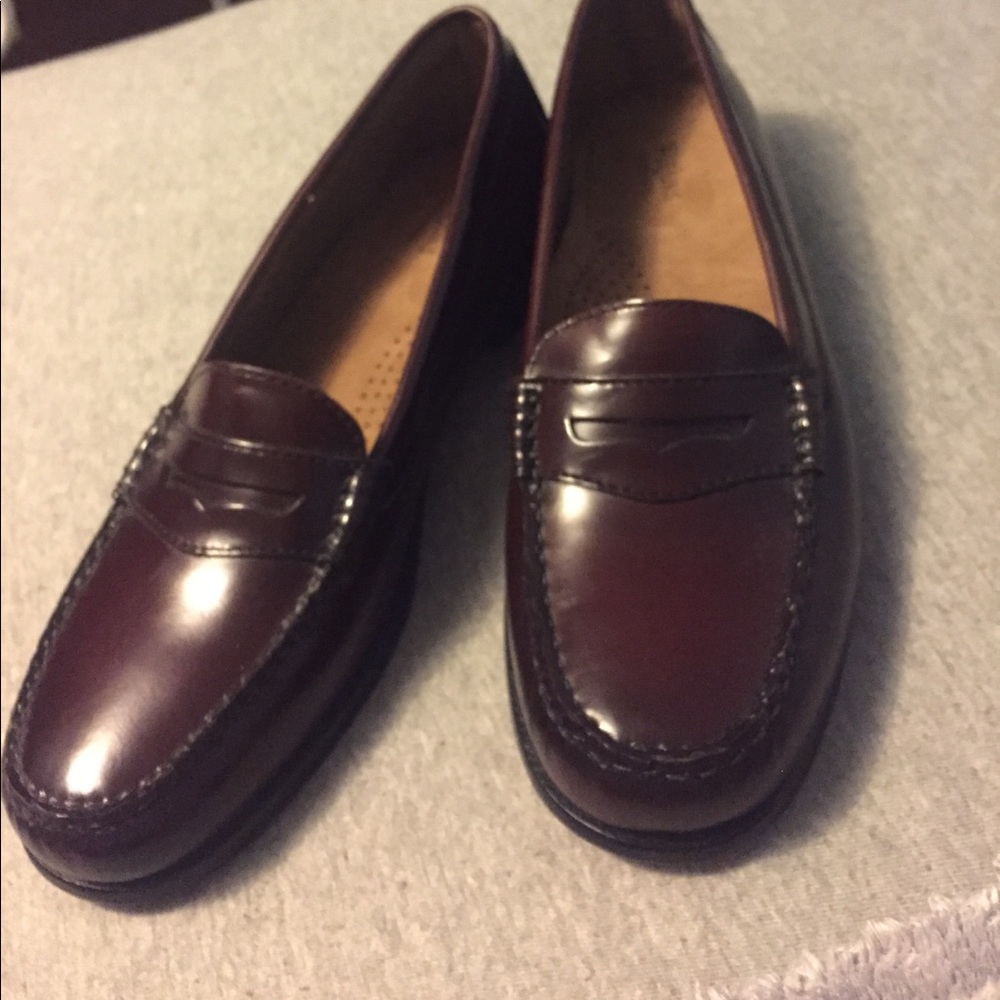 Brown penny loafer weejuns