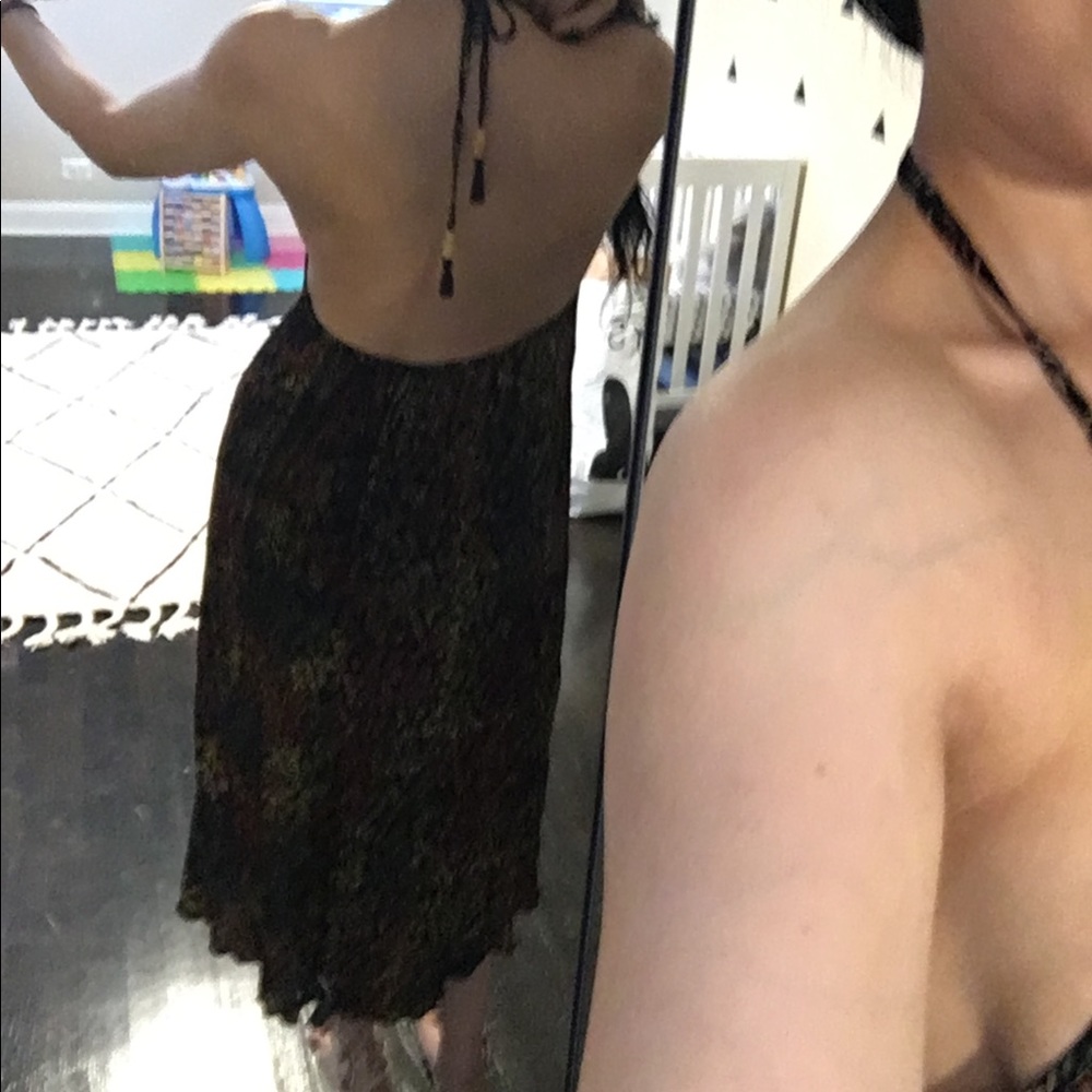 Zara low back dress