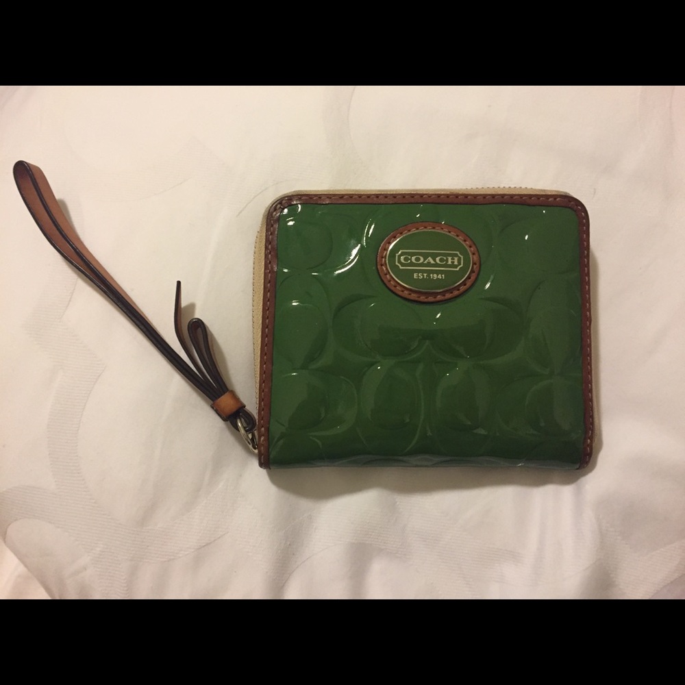 Coach wallet - green