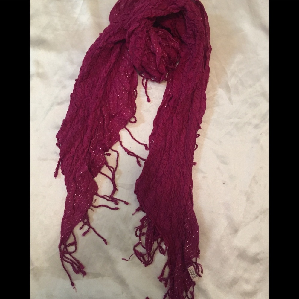 From Paris, Wine color Scarf