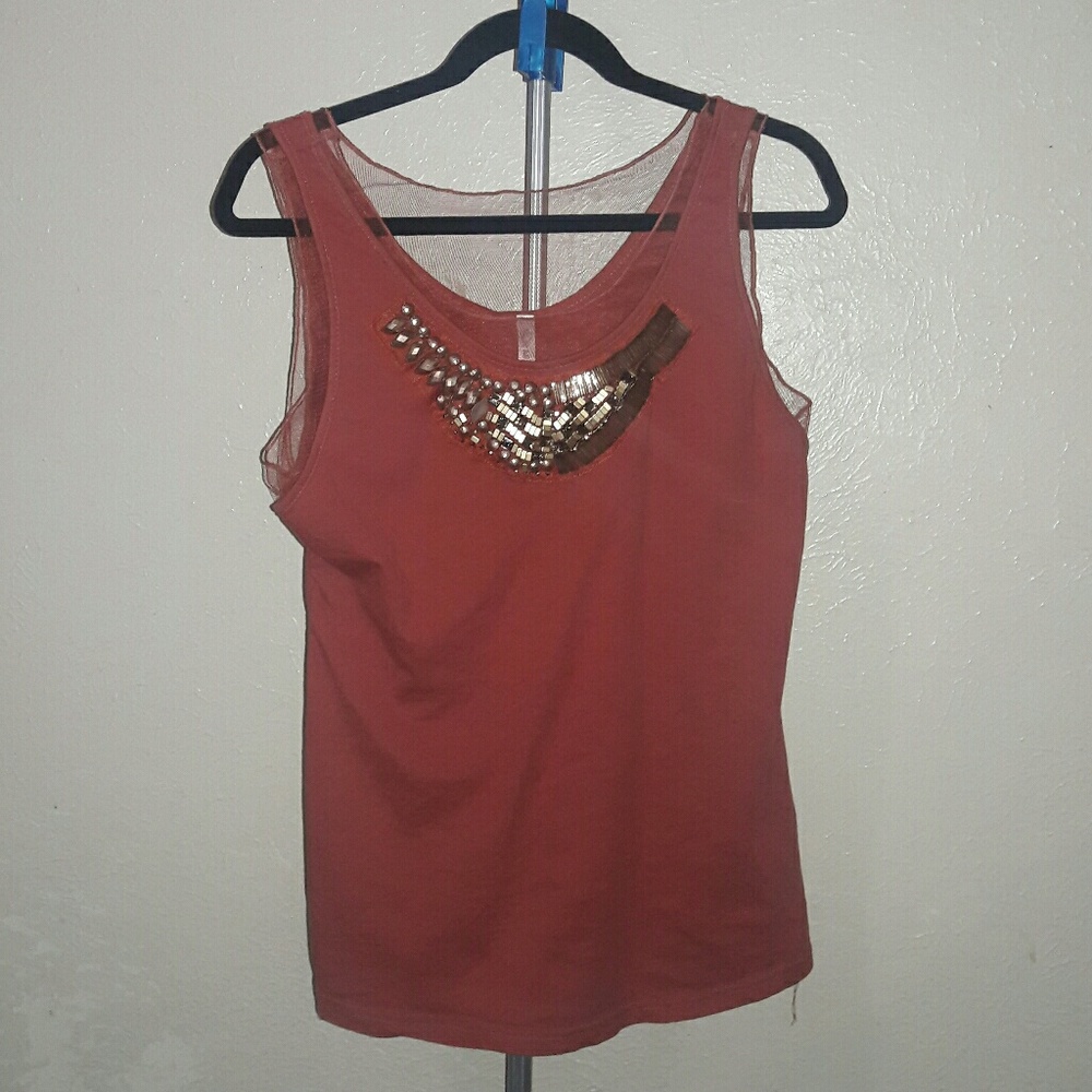 MUR MUR Burnt orange tank