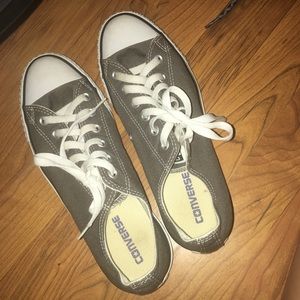 Grey converse! Worn once