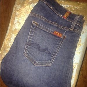 7 for all mankind ankle skinny jean size 30R