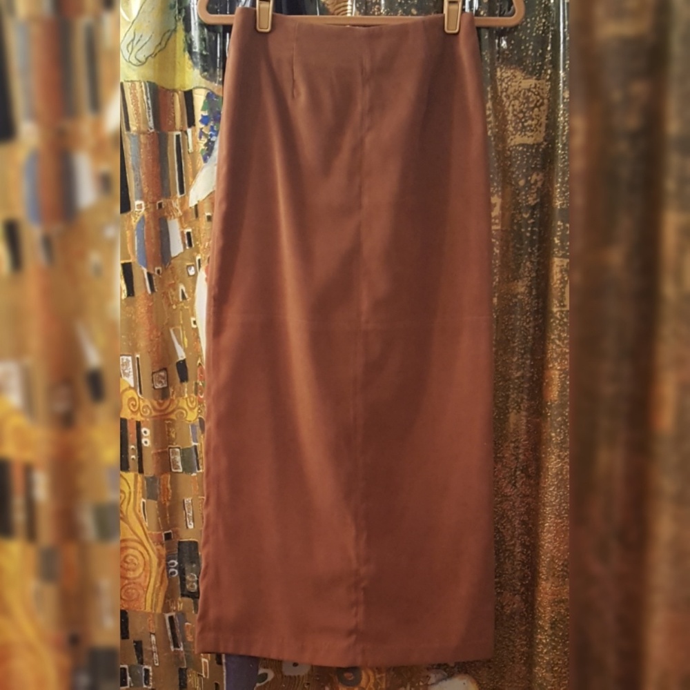 BAGATELLE Long Skirt, Cinnamon Brown,,4