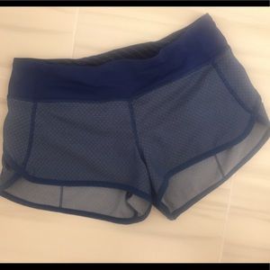 Lululemon running shorts with back pocket