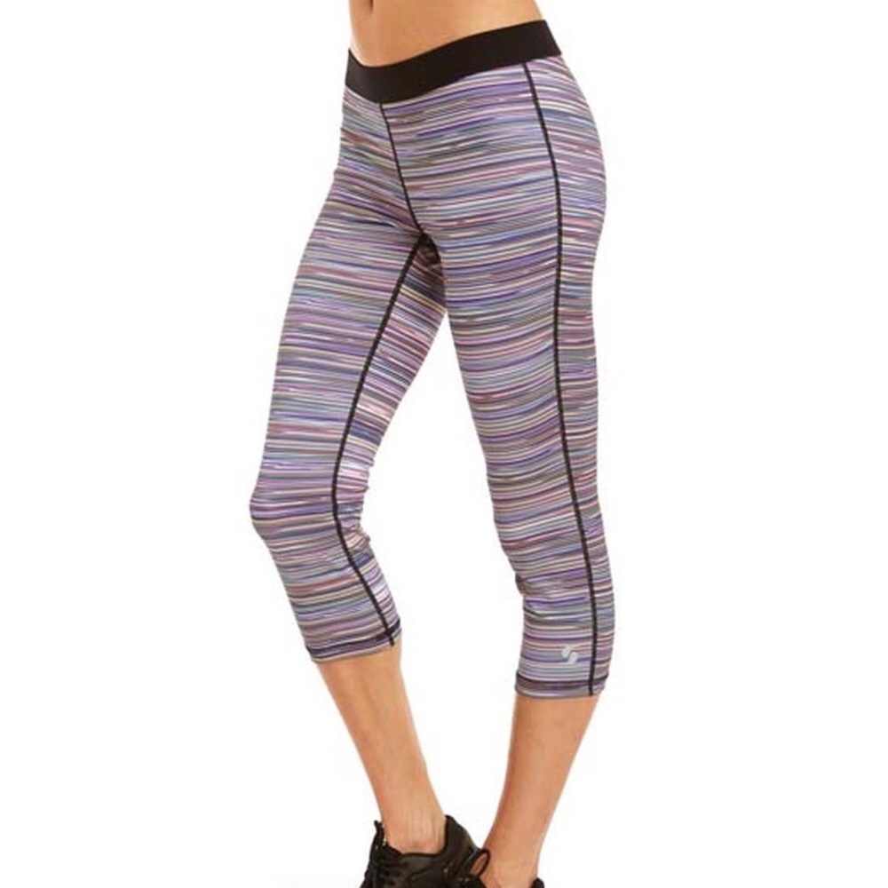 Spring Space Dye Low Rise Dri Capri Leggings