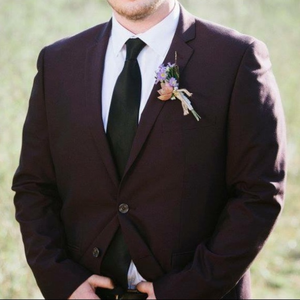 Plum Suit Jacket and Pants