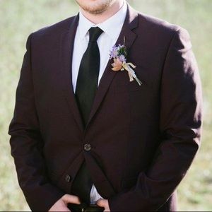 Plum Suit Jacket and Pants