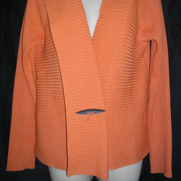 Sigrid Olsen Sport Small Orange Sweater -- Final Price - Picture 2 of 8