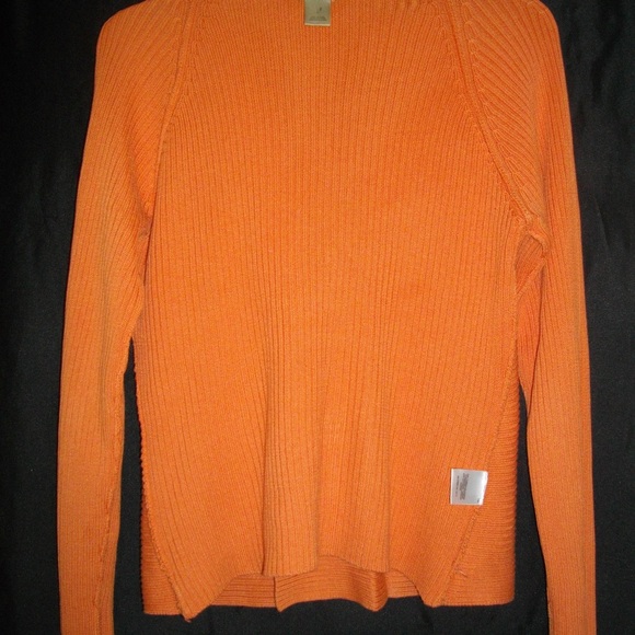 Sigrid Olsen Sport Small Orange Sweater -- Final Price - Picture 4 of 8