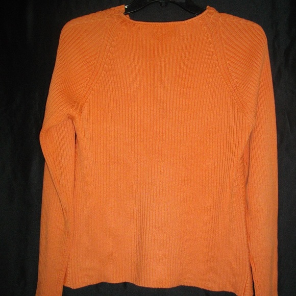 Sigrid Olsen Sport Small Orange Sweater -- Final Price - Picture 7 of 8
