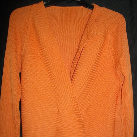Sigrid Olsen Sport Small Orange Sweater -- Final Price - Picture 5 of 8
