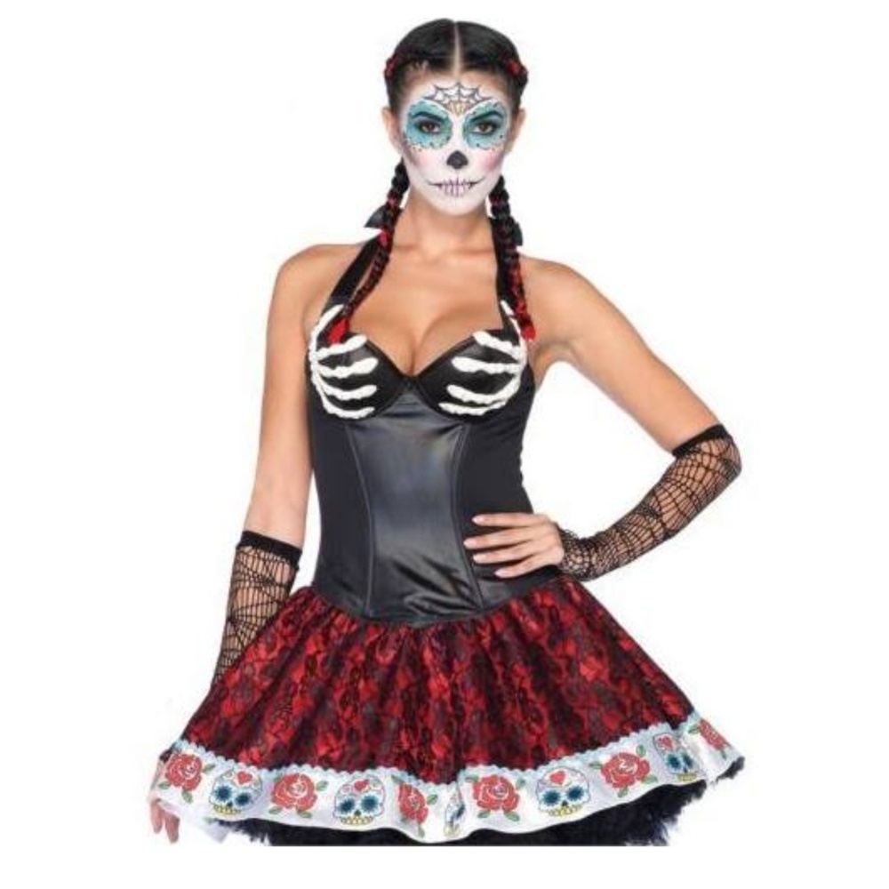 BONY HANDS WET LOOK BUSTIER - LARGE