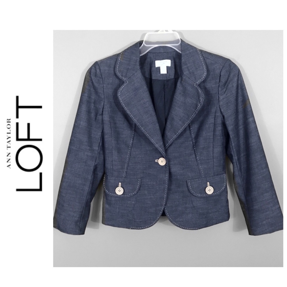 [LOFT] Denim Blazer