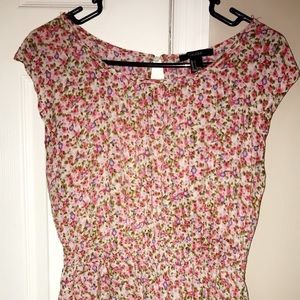 Flower mini dress