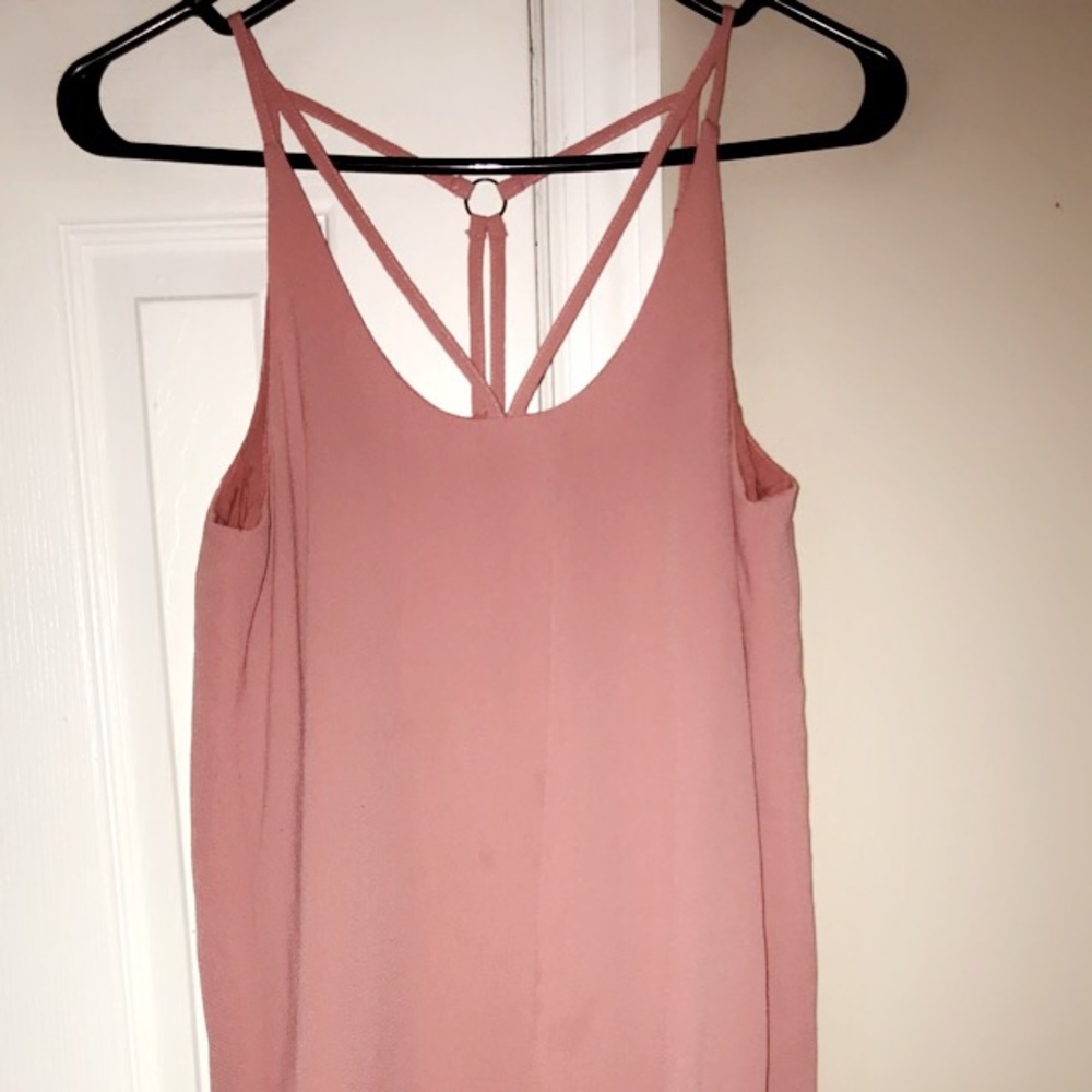 Francesca’s pink dress