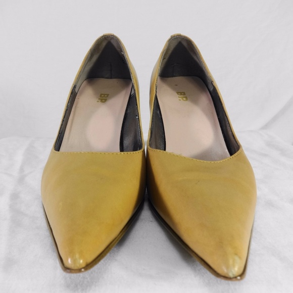BP Tan Leather High Heels Size 4 Medium - Picture 2 of 8