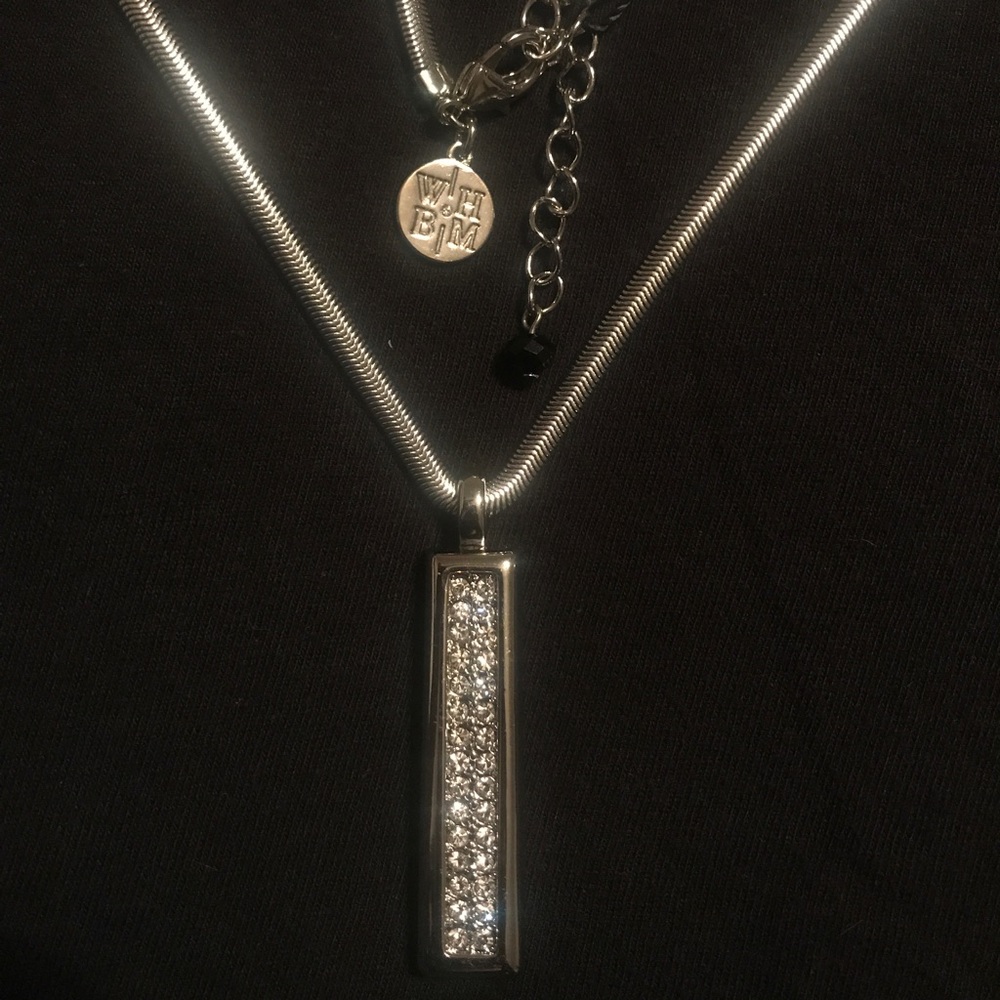 White House Black Market Reversible Necklace