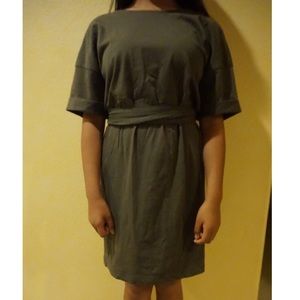 Zara Low-back shirt dress