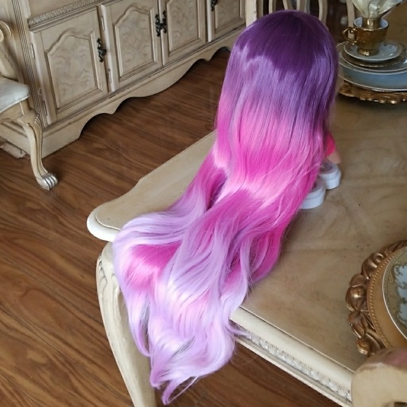 Pink Purple Beauty Lacefront Wig 22-24inches!! - Picture 7 of 8