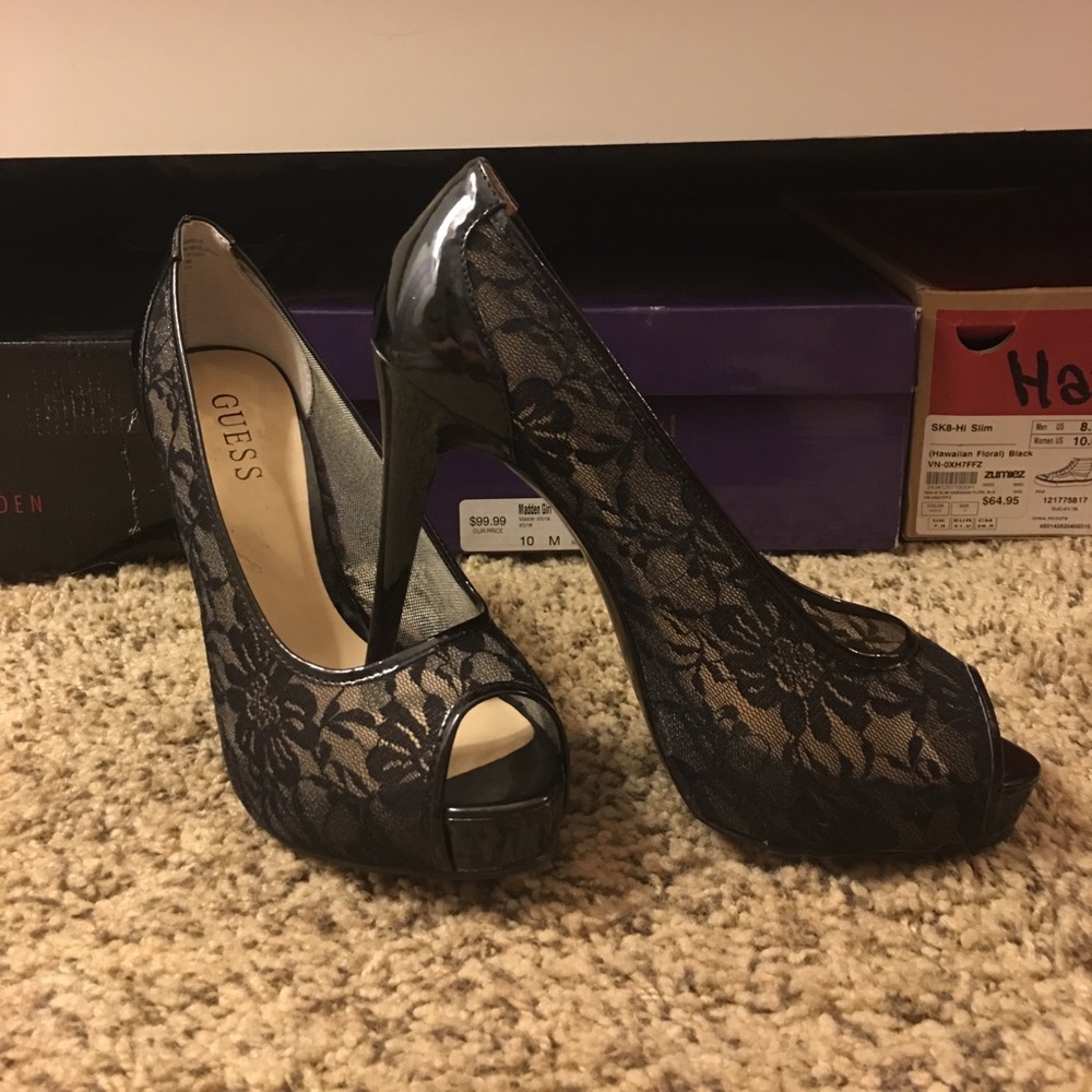 Guess Lace Stilettos