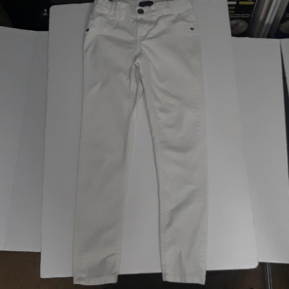 Girls white jeggings