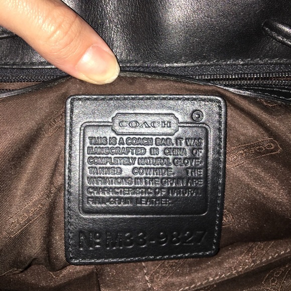 Coach Genuine Leather Black Backpack main image 5