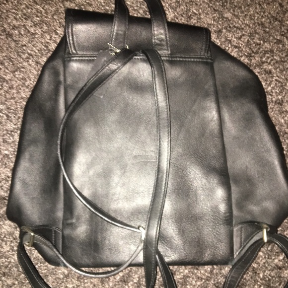 Coach Genuine Leather Black Backpack main image 4