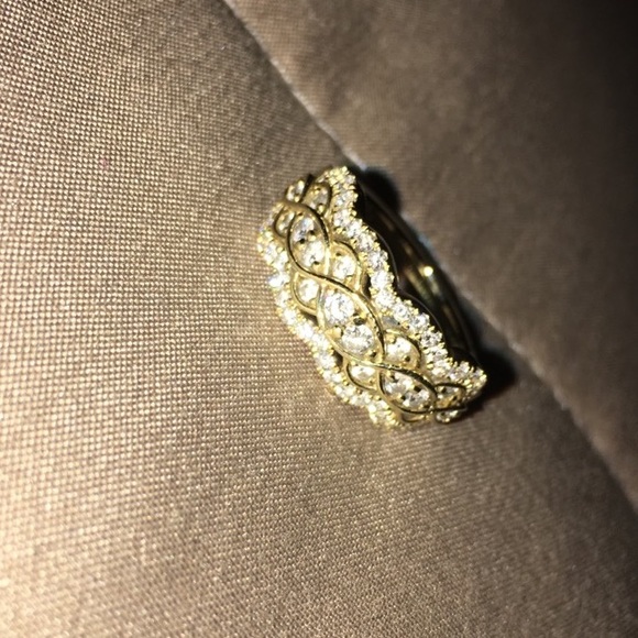 Leo diamond ring 3/4 ct tw round cut 14k - Picture 1 of 3