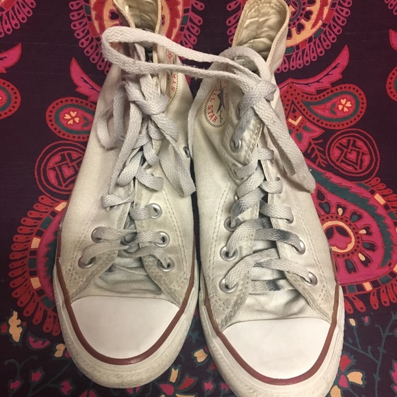 Converse Shoes - White High Top Converse All Stars
