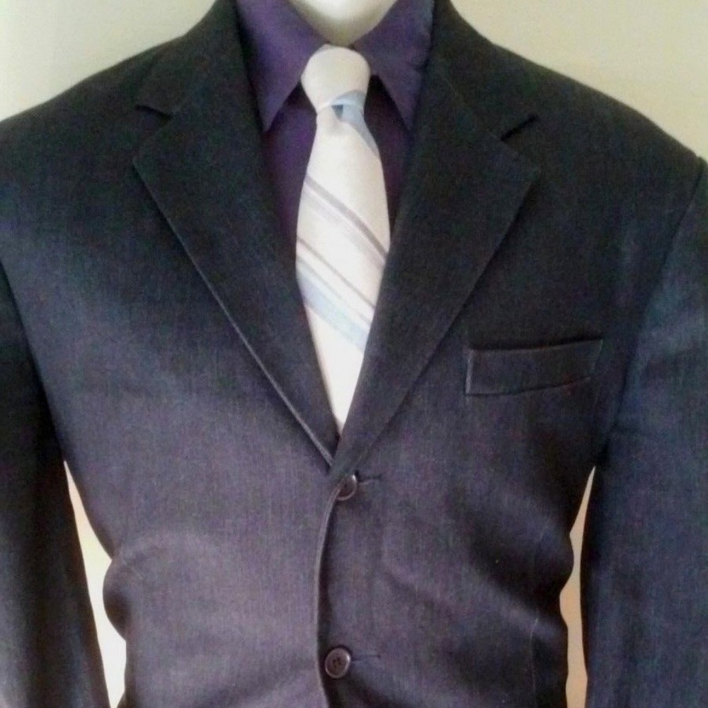 Men's Banana Republic Navy Blue Denim 42L Blazer