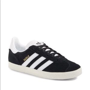 ADIDAS Gazelle blk/wht sz 7.5