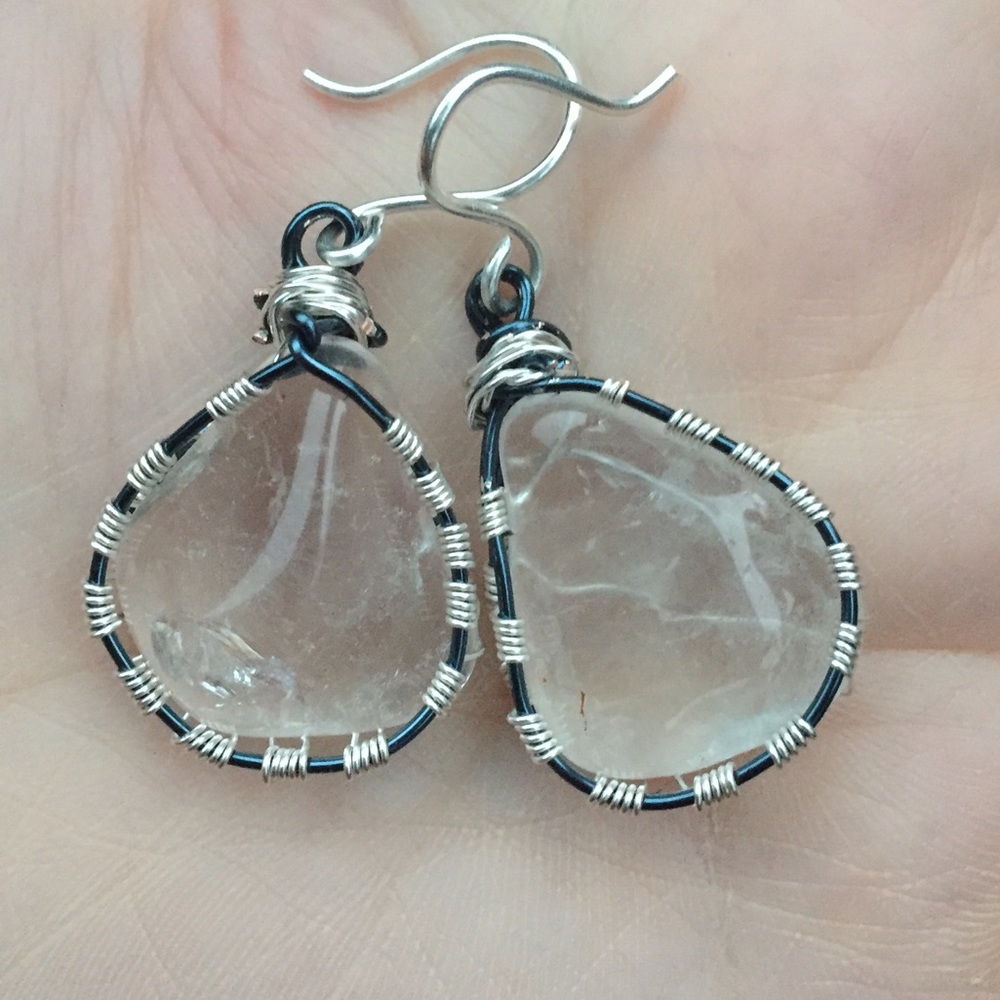 Limited time: Handmade Quartz Crystal earrings