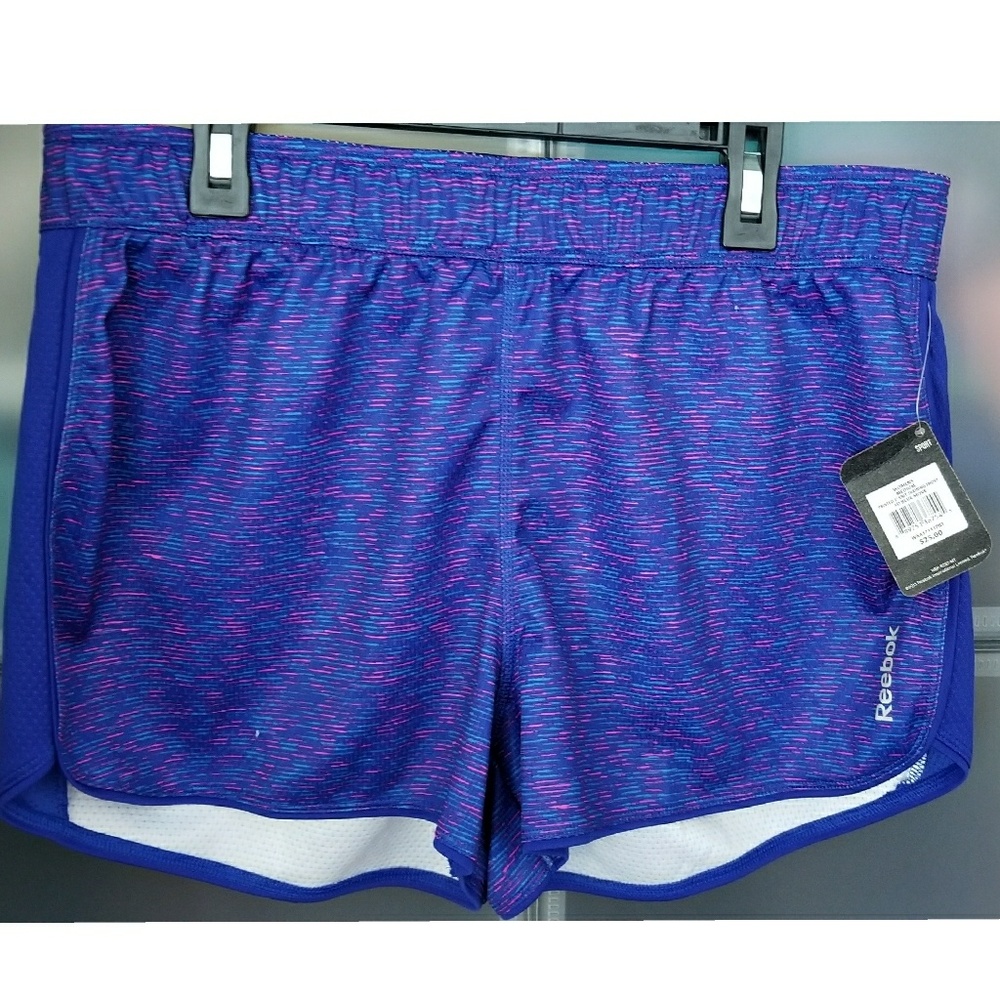 NWT - Reebok blue athletic shorts