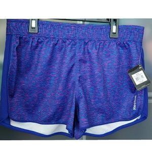NWT - Reebok blue athletic shorts