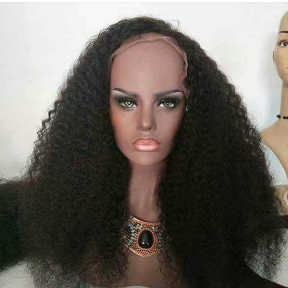 Pre plucked Curly Brazilian Remy LaceFront Wig
