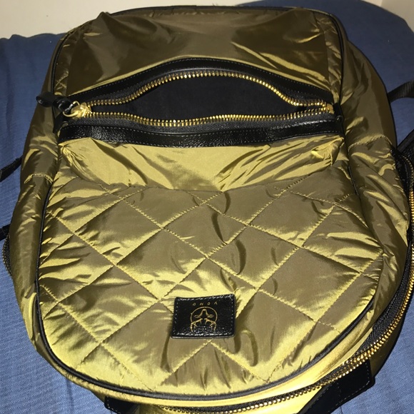 SOLD! Yomo Brand New Green Quilted Backpack - Picture 5 of 7