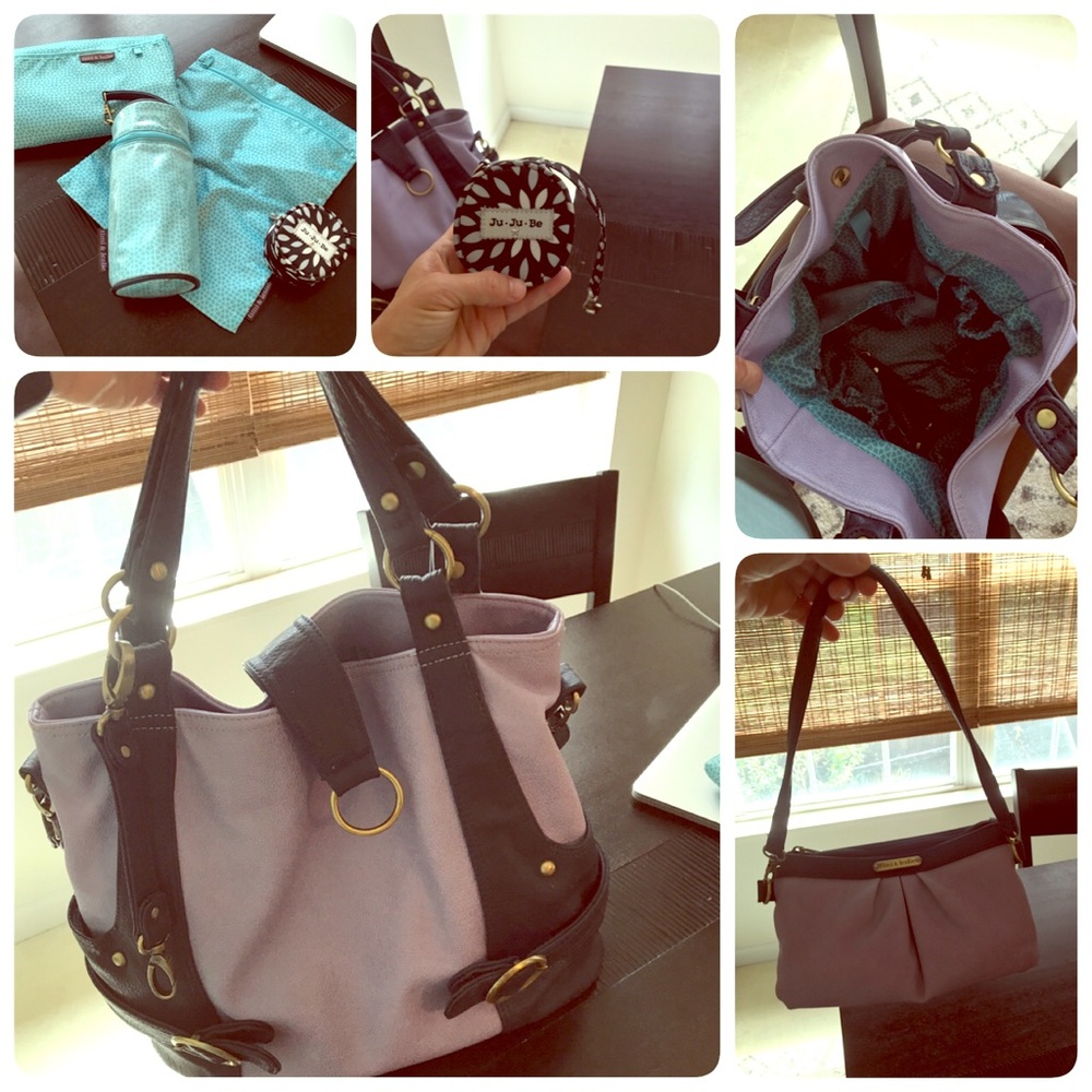 Timi and Leslie leather diaper bag