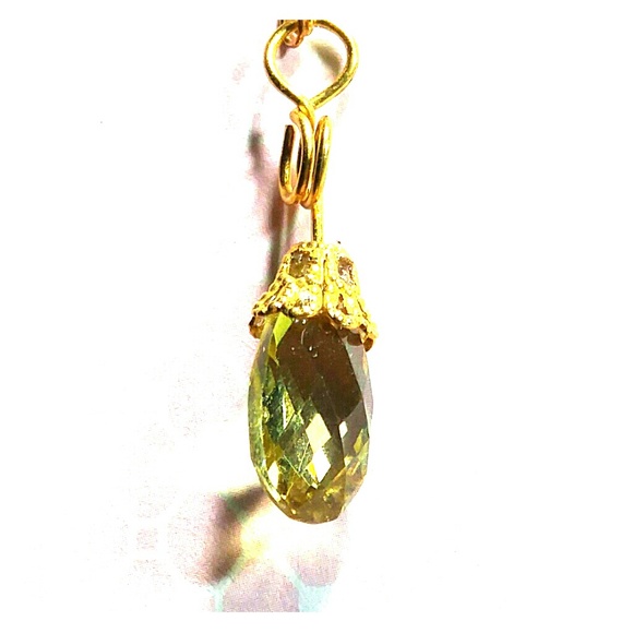 #0118 Lemon Citrine Gemstone Pendant - Picture 1 of 5