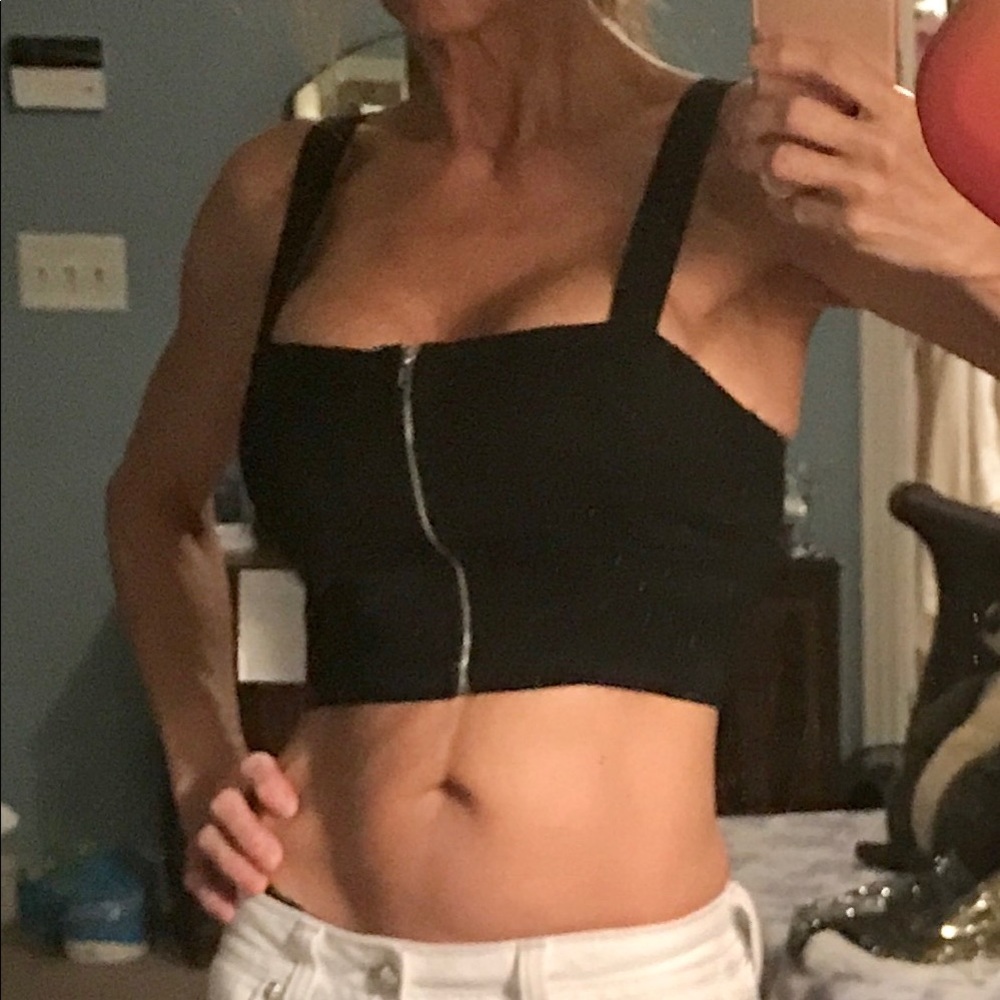 Black Crop Top