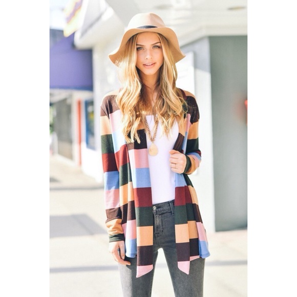 Mia Striped Open Cardigan - Picture 5 of 7