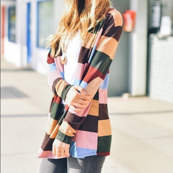 Mia Striped Open Cardigan - Picture 7 of 7